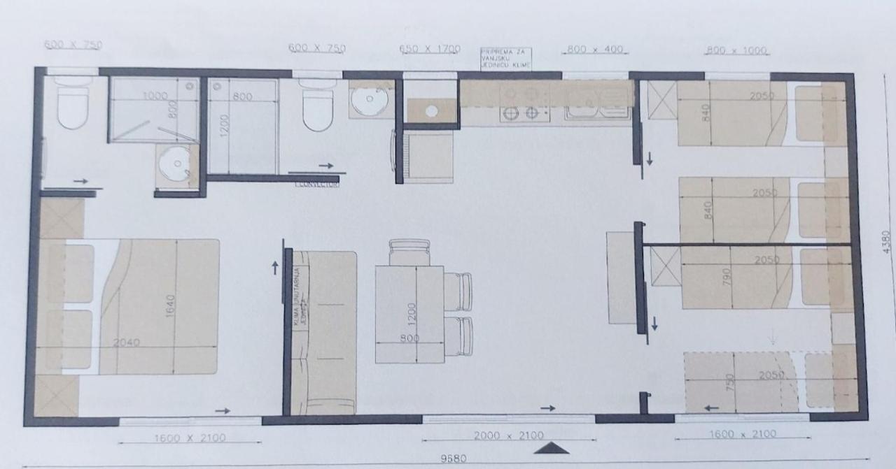 Mobile Home Mar Vista Selce Esterno foto
